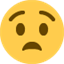 Émoji anguished face