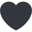 Émoji black heart
