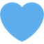 Émoji blue heart
