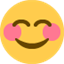 Émoji smiling face with smiling eyes