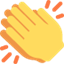 Émoji clapping hands sign