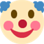Émoji clown face