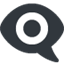 Émoji e_eye_in_speech_bubble