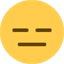 Émoji expressionless face
