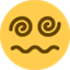 Émoji face with spiral eyes