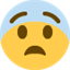 Émoji fearful face