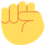 Émoji raised fist