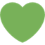 Émoji green heart