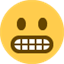 Émoji grimacing face