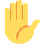 Émoji raised hand