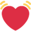 Émoji beating heart