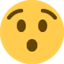 Émoji hushed face