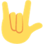 Émoji i love you hand sign