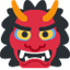 Émoji japanese ogre