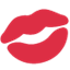 Émoji kiss mark