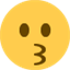 Émoji kissing face