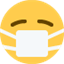 Émoji face with medical mask