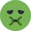 Émoji nauseated face
