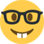 Émoji nerd face