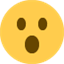 Émoji face with open mouth