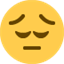 Émoji pensive face