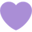 Émoji purple heart