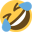 Émoji rolling on the floor laughing