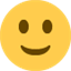Émoji slightly smiling face