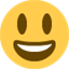 Émoji smiling face with open mouth