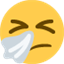 Émoji sneezing face