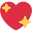 Émoji sparkling heart