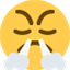 Émoji face with look of triumph