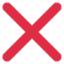 Émoji cross mark