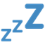 Émoji sleeping symbol
